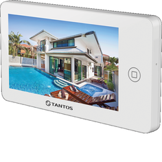Tantos NEO (white) VZ. Монитор домофона, цв. TFT LCD 7, сенсорный экран, hands-free, 1 вх