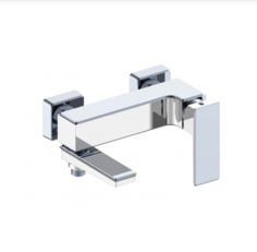 Смеситель для ванны с ручным душем Groсenberg GB8008WC Белый хром Grocenberg