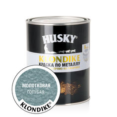 Молотковая краска по металлу HUSKY Klondike голубой 0,9 л