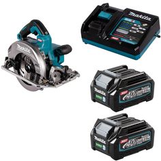 Пила дисковая аккумуляторная Makita HS004GD201 190мм 40В XGT Li-Ion 2х2,5Ач