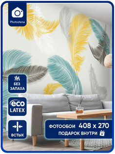 Фотообои Photostena Воздушные перья 4,08 x 2,7 м