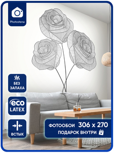 Фотообои Photostena цветы 3,06 x 2,7 м