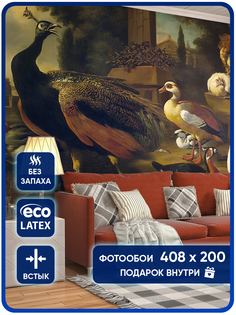 Фотообои Photostena Птичий двор 4,08 x 2 м