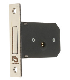 Замок врезной Palladium 0156F SN универсальный (никель) 5 ключей