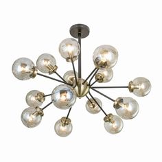 Люстра Citilux на штанге CL105355 Планета дымчатый