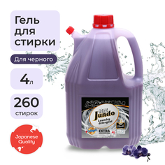 Гель для стирки черного белья Jundo Black концентрированный с коллагеном 260 стирок 4 л