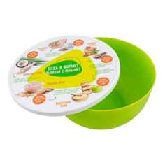 FIT миска с крышкой 3л, линейка ЗОЖ No Brand
