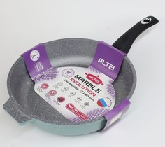 Сковорода АЛТЕЙ 240 мм АП Marble evolution silver 02-2432-200 Altei