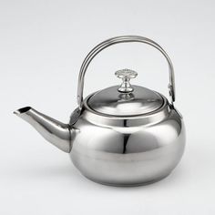 Чайник "Гретель", 800 мл, металлическое сито, цвет хромированный No Brand