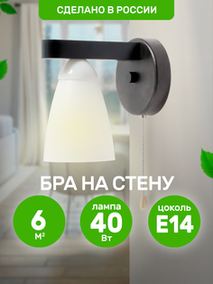 Бра Дубравия Изабелла 1хE14x40Вт венге бежевые плафоны 120-41-21W