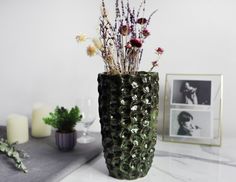 Керамическая ваза ЛЕСНОЙ РУЧЕЙ, 25 см, 4 SEASONS