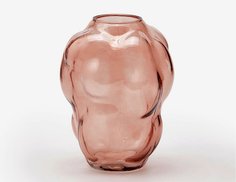 Декоративная ваза АРЬЯ РОЗА малая, стекло, 20 см, EDG