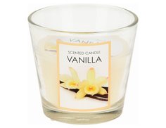Ароматическая свеча в стекле ВАНИЛЬ, 8 см, Koopman International