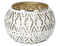 Декоративный подсвечник КУРТ, стекло, серебряный, 10 см, Koopman International
