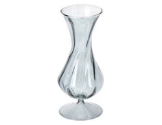 Декоративная ваза ЭВАРИСТ, стекло, голубая, 19 см, Koopman International