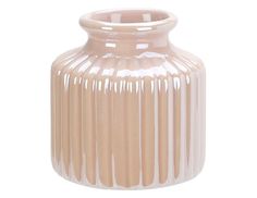 Декоративная ваза ОРЕЛИН, керамика, жемчужная, 9 см, Koopman International