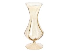 Декоративная ваза ЭВАРИСТ, стекло, бежевая, 19 см, Koopman International