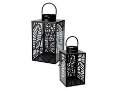 Набор фонарей-подсвечников, металл, 41 и 50 см, 2 шт., Koopman International