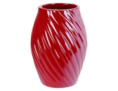 Декоративная ваза ЭЙМЕРИ, керамика, красная, 16 см, Koopman International