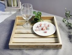 Сервировочный поднос ВАЛЕНСОЛЬ, манговое дерево, 40 см, Koopman International