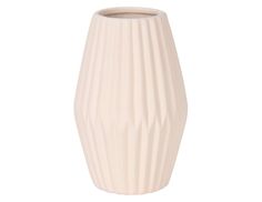 Декоративная ваза ОБЕН, керамика, белая, 17х11 см, Koopman International