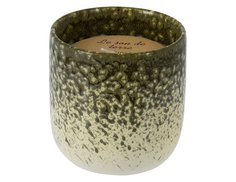 Ароматическая свеча в керамическом стакане LE SON DE LA TERRE - OUD WOOD, 9 см Koopman International