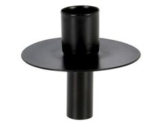 Подсвечник для столовой свечи - пробка для бутылки БУШОН, металл, чёрный, 8 см Koopman International