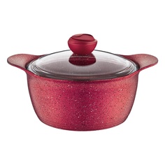 Кастрюля с крышкой алюминий O.M.S. Collection 5,6л 3120.01.11-26-Rd