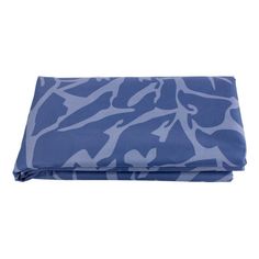 Штора для ванной NAT Blue Marble 145 х 180 см синяя
