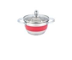 Кастрюля Green Point 2212R-GP красная 2,1л