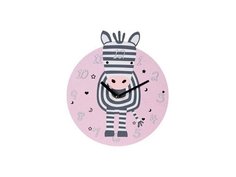 Детские настенные часы ВЕСЁЛЫЙ ЗООПАРК: ЗЕБРА, MDF, 28 см, Koopman International