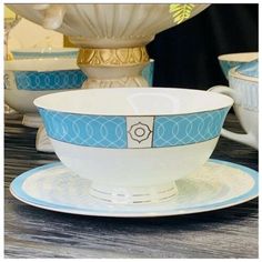 Набор 6 штук Салатник Lenardi Тиффани 15см, костяной фарфор