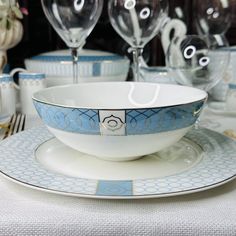 Салатник Lenardi Тиффани 18см, костяной фарфор