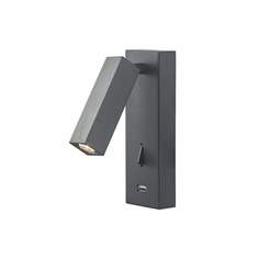 Loft It Спот для чтения с USB и выключателем Floadow LOFT2017-BL