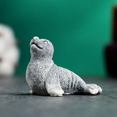 Фигура Сувениры из мраморной крошки Нерпа, 3,5см, 9892127