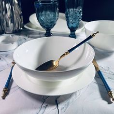 Набор 6 штук Салатник Lenardi Atlant 18см, костяной фарфор