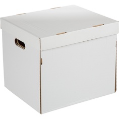 Короб арxивный для xранения Attache 360x310x310 мм, белый, двойные стенки, 3 шт/уп (АС-30)