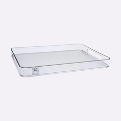 Поднос Jaypee Plus Kitchen Prisma пластик прозрачный 38,5 х 28,5 см