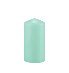 Свеча декоративная цилиндрическая Bartek Candles Tiffany 70 х 150 см мятная