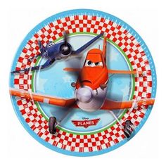 Тарелки одноразовые Procos Disney Planes бумажные 23 см 8 шт