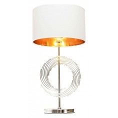 Настольная лампа декоративная Fabi LDT 5531 CHR+WT Lumina Deco