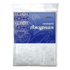 Скатерть столовая Вилина Lace Ажурная 110x132 см ПВХ