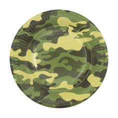 Тарелки одноразовые 23 февраля бумажные 18 см 12 шт в ассортименте No Brand