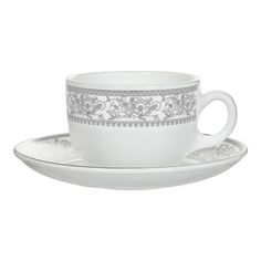 Чайный сервиз La Opala Persian silver 6 персон 12 предметов