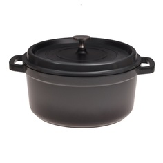 Кастрюля Kamille KM 4455 France 1,5 л 16х8 см литой алюминий серый
