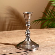 Подсвечник "Игра" на 1 свечу 9х9х14 см No Brand