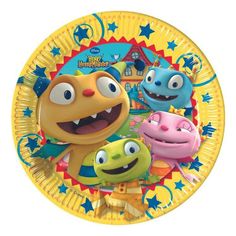 Тарелки одноразовые Procos Disney Henry Hugglemonster бумажные 23 см 8 шт