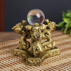 Сувенир Fenghua Драконы, 4128564, со стеклянным шаром, 8х12х12 см