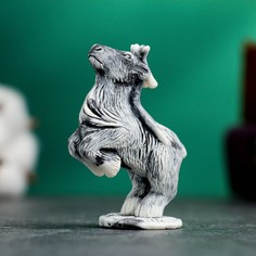 Фигура Сувениры из мраморной крошки Северный олень на дыбах, 9892128, 5 см