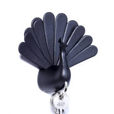 Ключница Qualy Peacock черная QL10193-BK